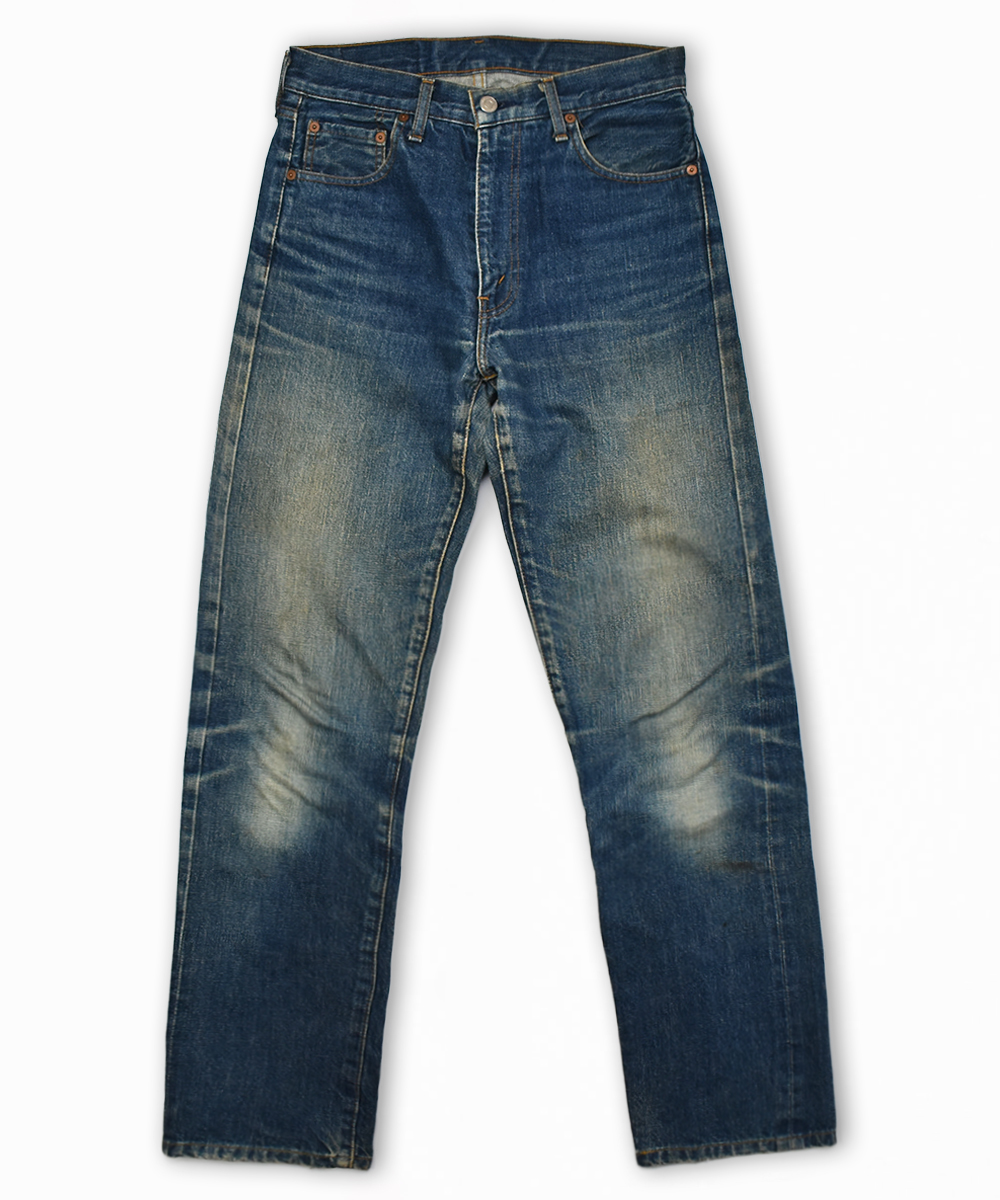 古着屋BLUESリーバイス502XXヴィンテージ復刻 W32 Levi’s ジーンズ 赤耳