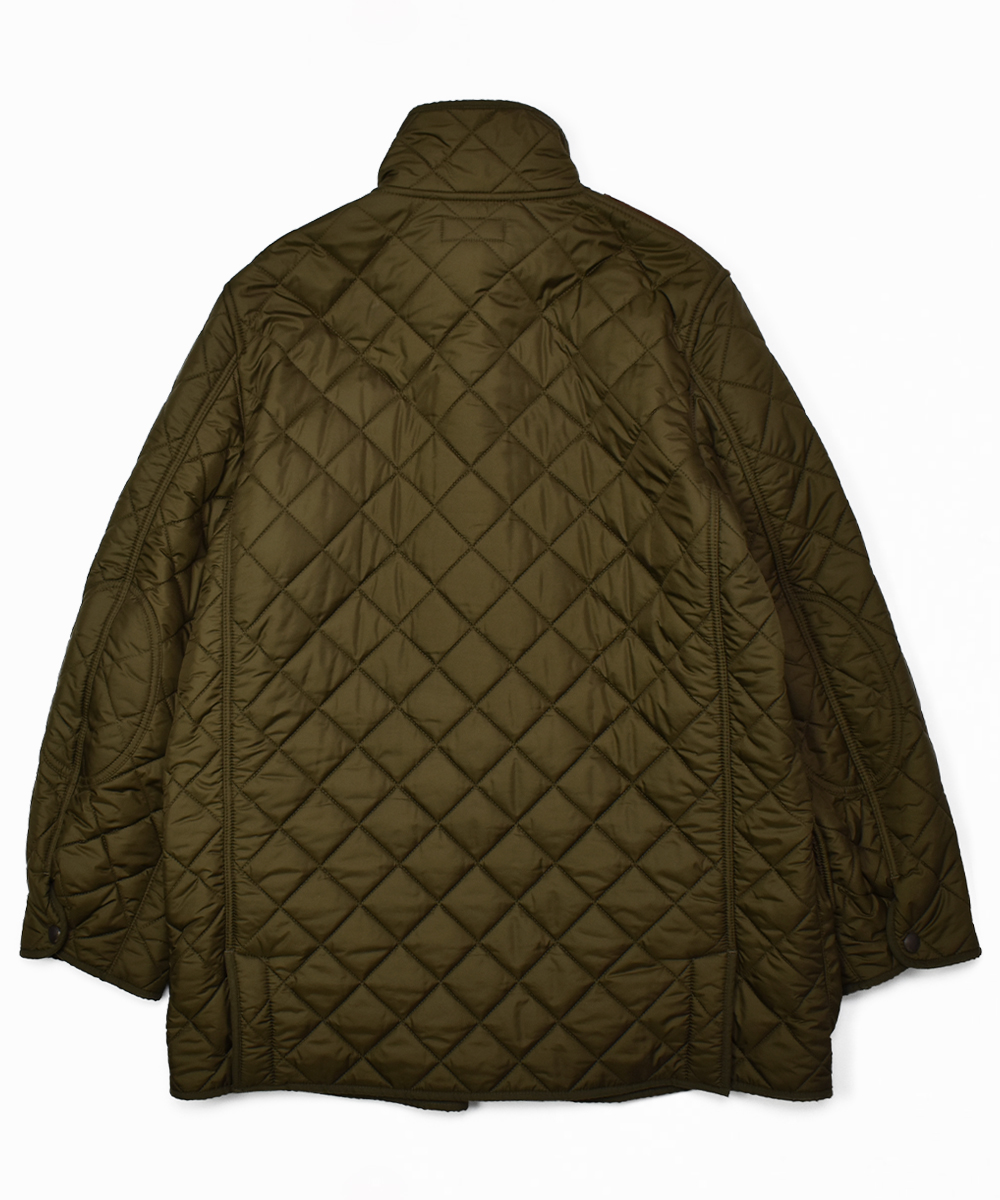 90's Polo RalphLauren LEATHER PATCH QUILTED JACKET LL - Synergy 
