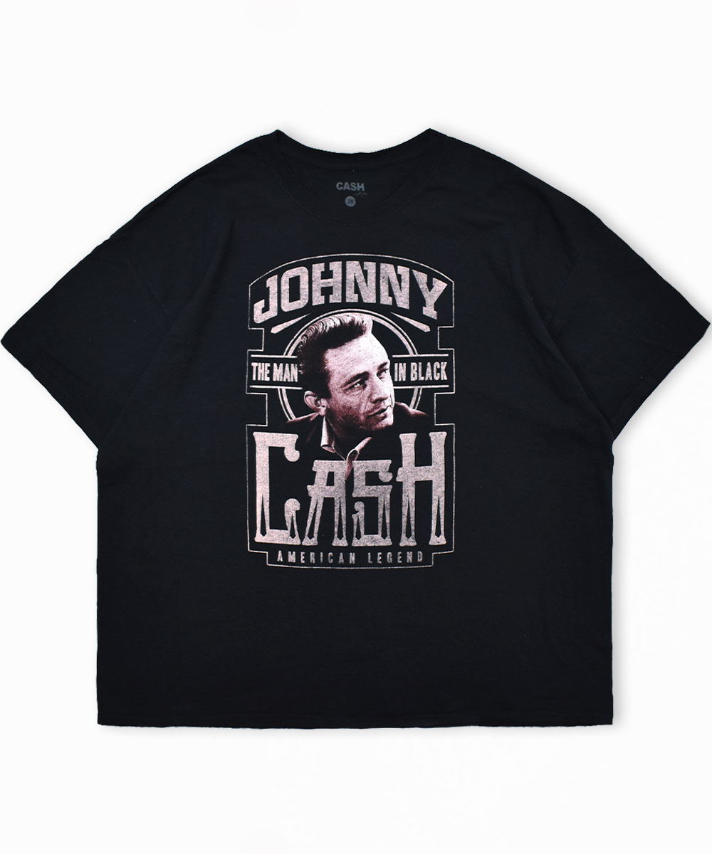 Johnny Cash Man in Black プリント Tee 3XL