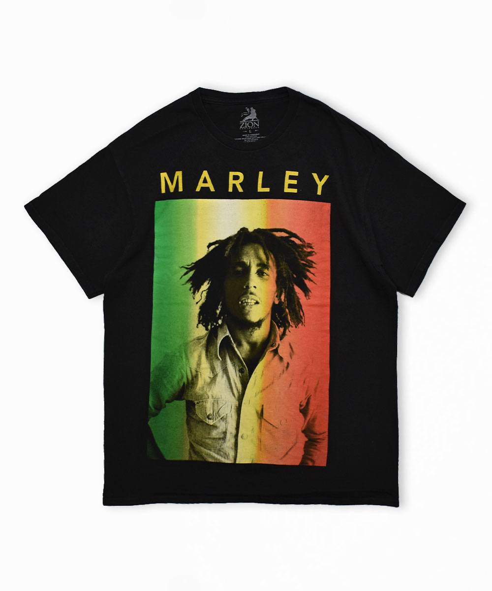 ZION Bob Marley ボブ・マーリー プリント Tee L