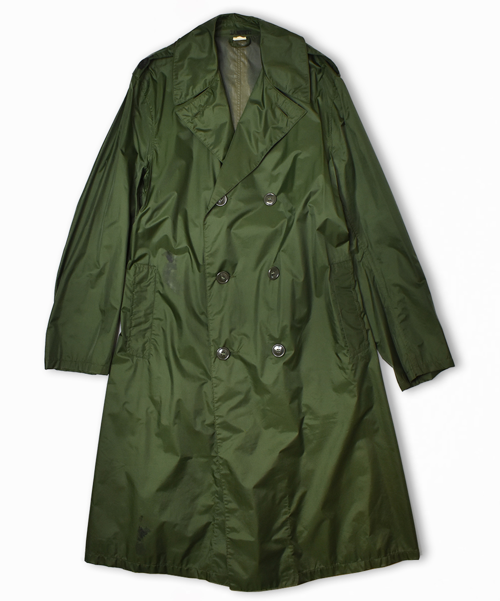 70’s US ARMY RUBBER COATED RAINCOAT R38
