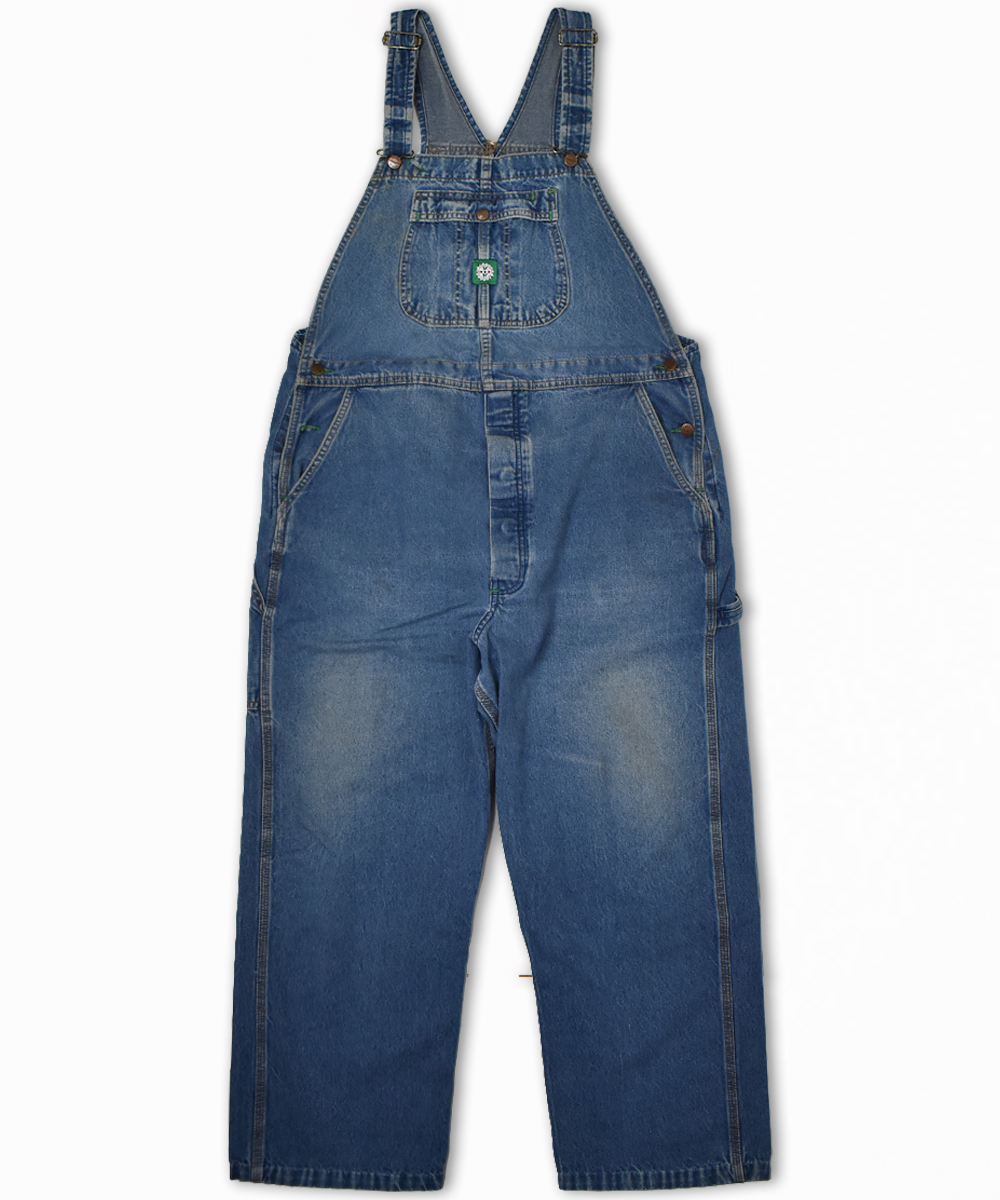 90's WORK WEAR BY Wrangler デニムオーバーオール W42