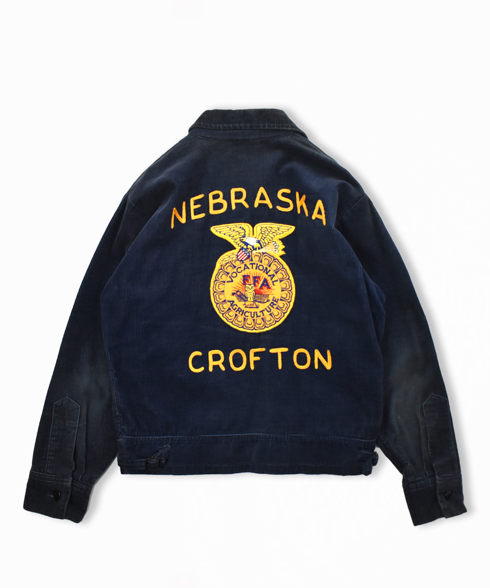 80's Vintage Nebraska crofton FFA ジャケット古着