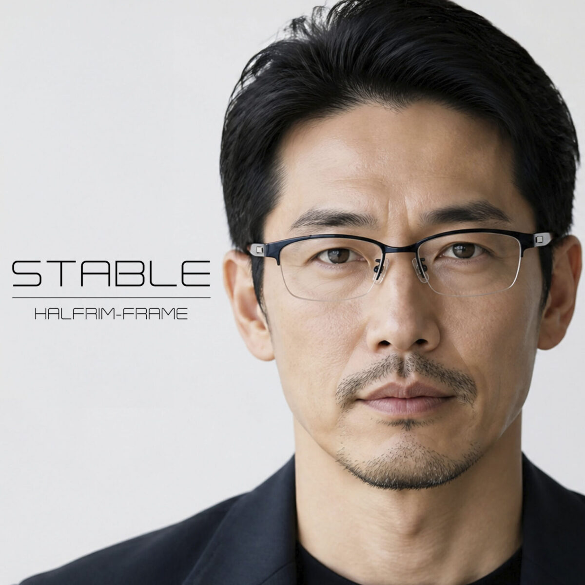 STABLE Half-Rim FS-1015 / 度付き 度入り メガネ