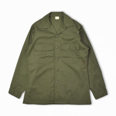 80's US.ARMY 米軍 ユーティリティー シャツ 15 1/2×33