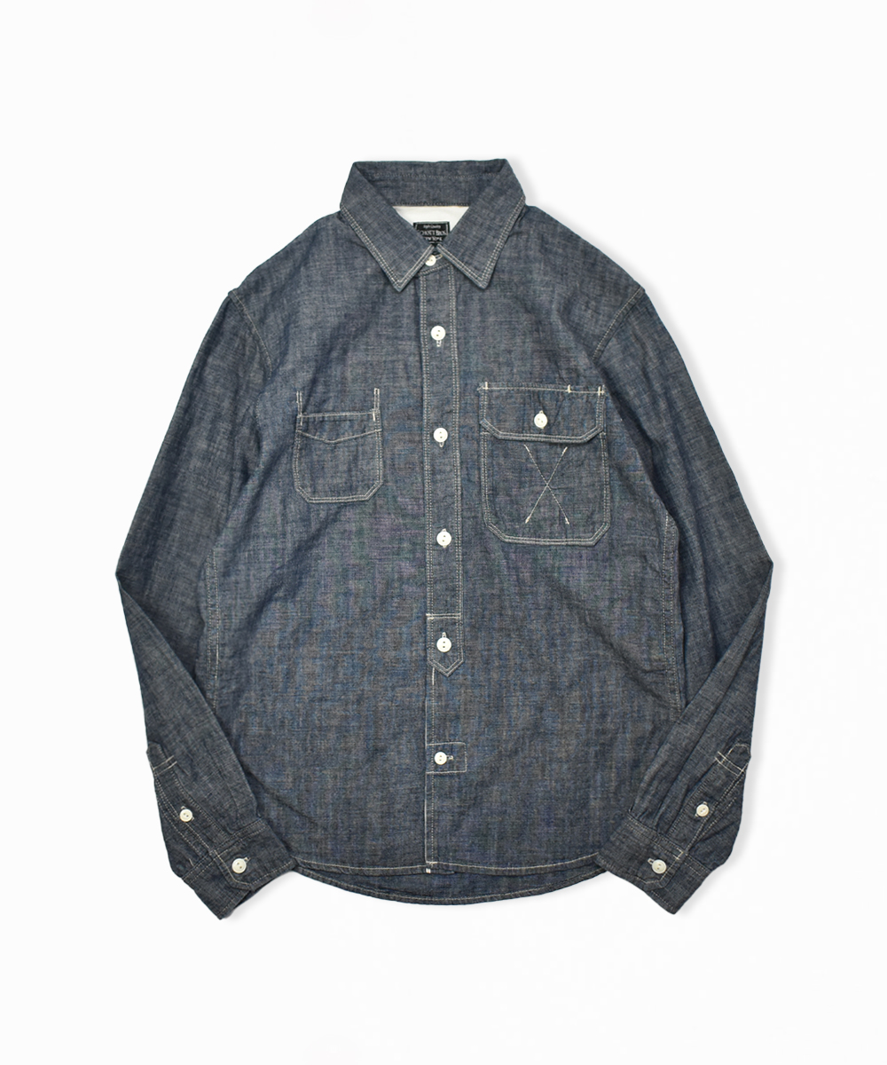 SCHOTT BROS. ショットブロス シャンブレー ワーク シャツ S