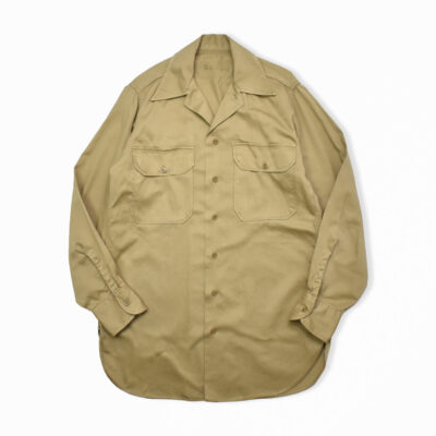 40-50's 米軍 U.S.ARMY ミリタリーツイル シャツ 14.5-33