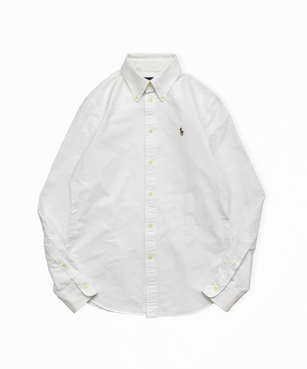 RalphLauren オックスフォード ボタンダウン シャツ Lady's S
