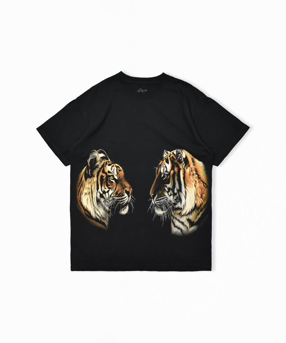 USA製 The Mountain タイガー アニマル プリントTee M