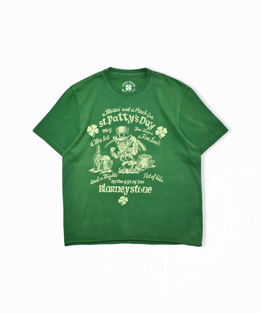USA製 Lucky Brand アンクル・サム モチーフ Tee L