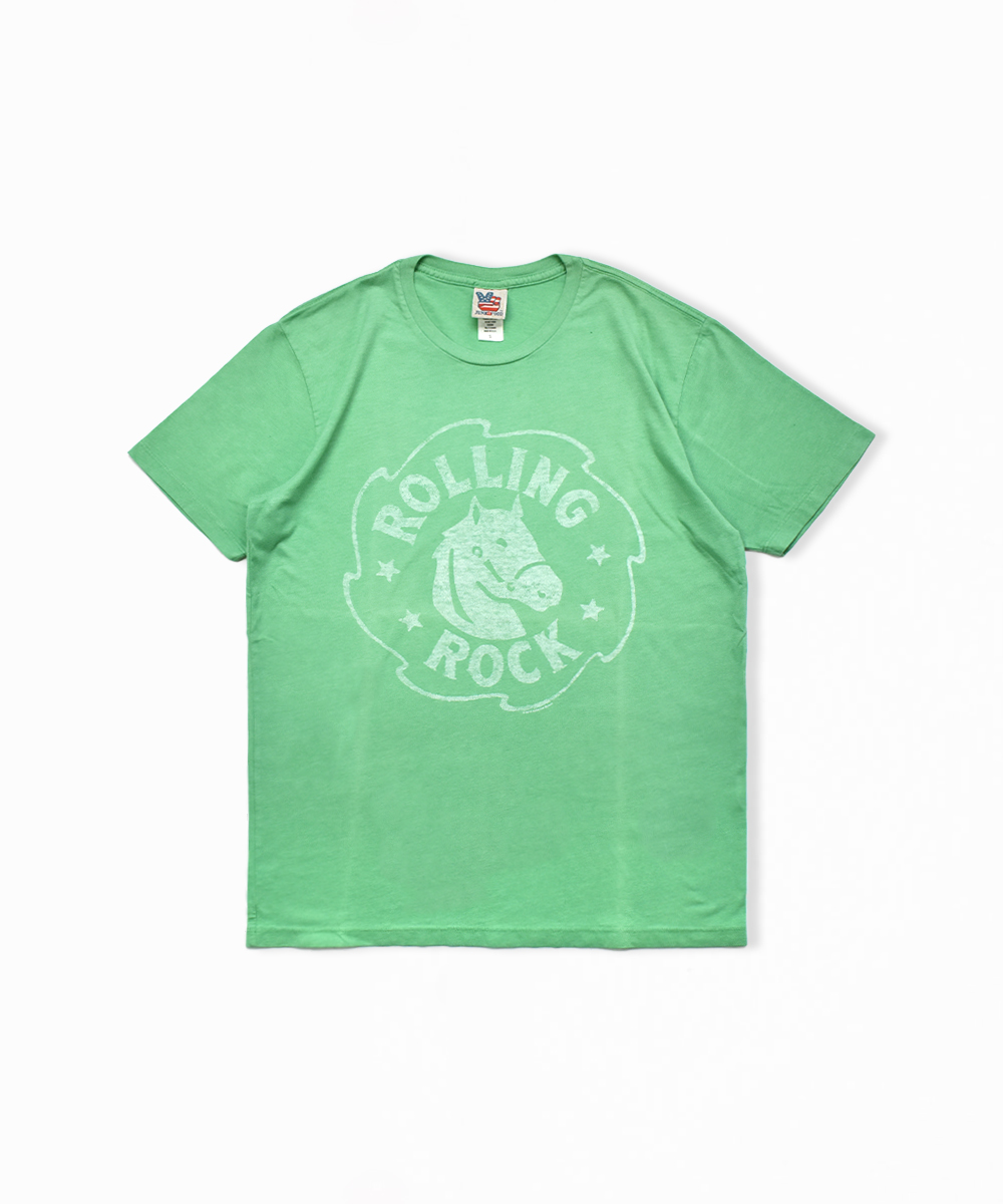 USA製 JUNK FOOD Rolling Rock ロゴ Tee US:S