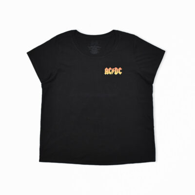 AC/DC Back In Black バックプリント バンド Tee 3