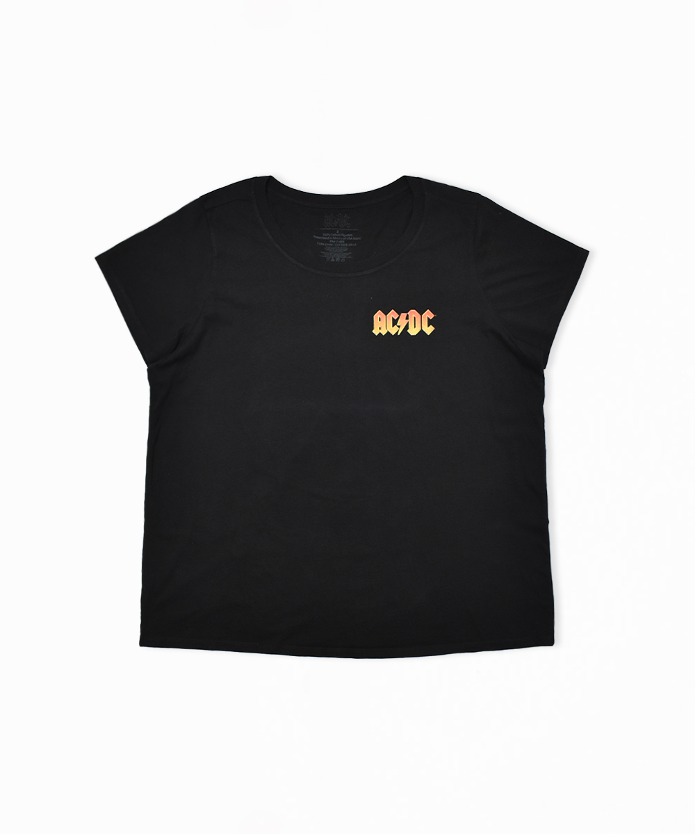 AC/DC Back In Black バックプリント バンド Tee 3