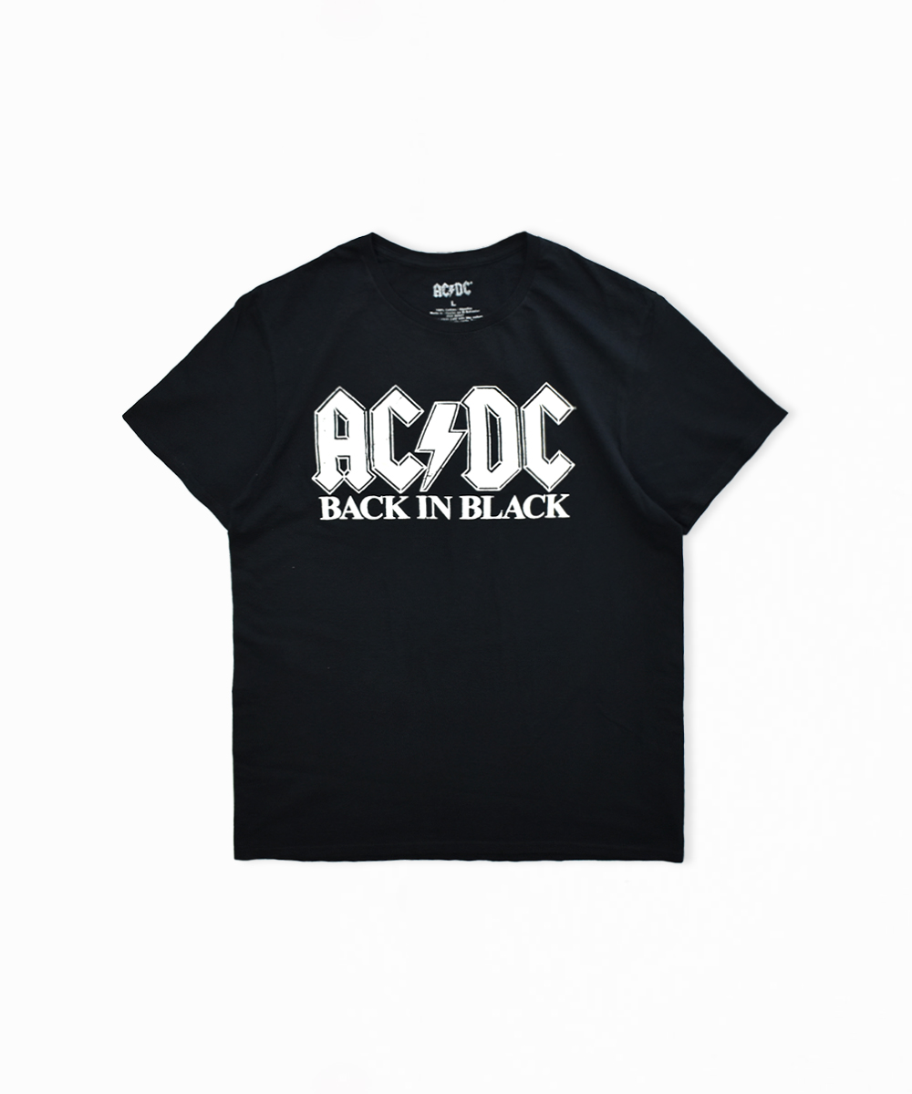 AC/DC Back In Black バック・イン・ブラック バンドTee L