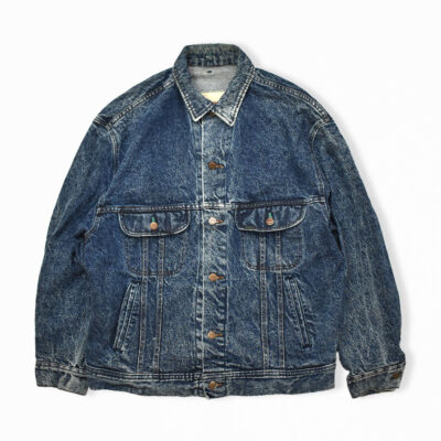 90's LEE RIDERS ケミカルウォッシュ デニムジャケット L