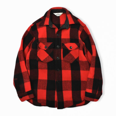 70's WOOLRICH バッファローチェック ウール シャツ ジャケット