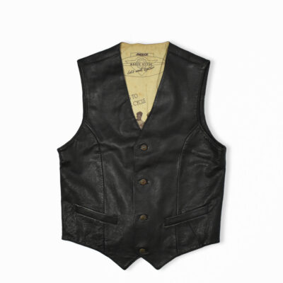 MADDOX マドックス レザー ライダース ベスト 46