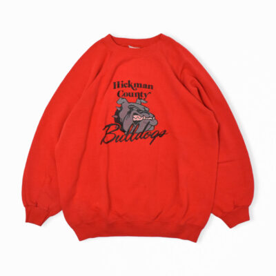 80's USA製 Hanes ヘインズ Bulldogs スウェットシャツ L