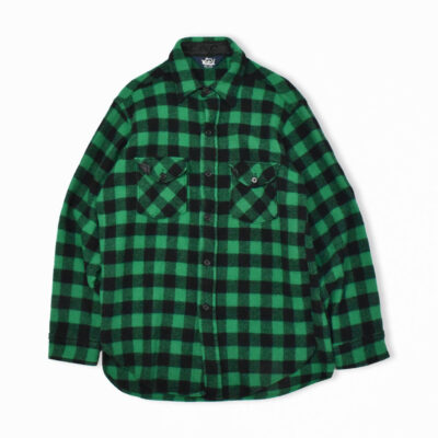 80's USA製 Woolrich バッファローチェック ウール シャツ