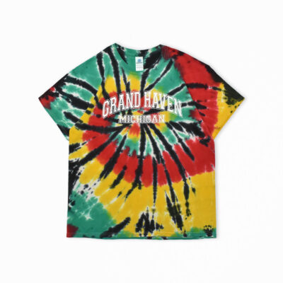 Colortone ミシガン グランド ヘーヴン タイダイ柄 Tシャツ L