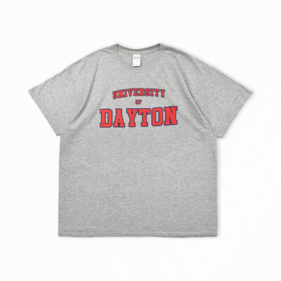 GILDAN デイトン大学 カレッジロゴ Tシャツ グレー XL