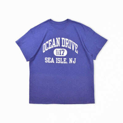 OCEAN DRIVE SEA ISLE NJ プリントTシャツ ブルー L相当