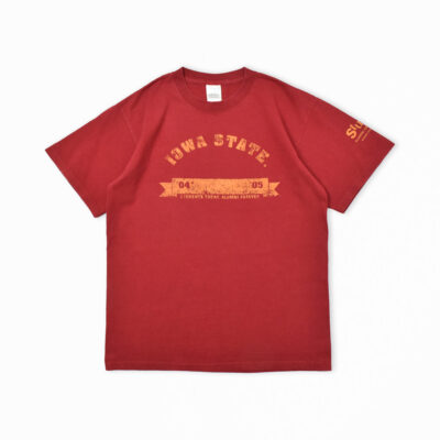 GILDAN アイオワ州立大学 カレッジロゴ Tシャツ レッド M