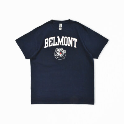GILDAN BELMONT ベアロゴ カレッジ Tシャツ ネイビー L