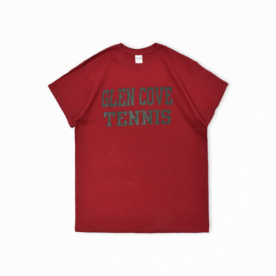 GILDAN GLEN COVE テニス スポーツ Tシャツ ボルドー M