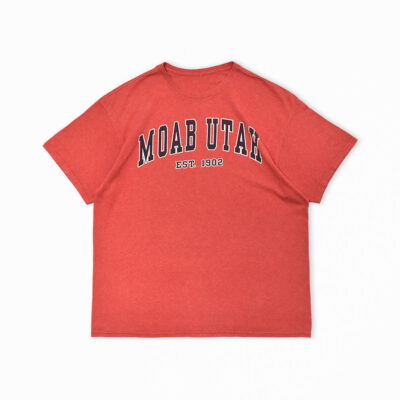 MOAB UTAH モアブ・ユタ アーチロゴ Tシャツ ピンク系 XL相当