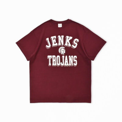 DELTA JENKS TROJANS カレッジ Tシャツ ボルドー L