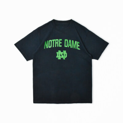 ノートルダム大学 カレッジ Tシャツ ネイビー グリーン M相当