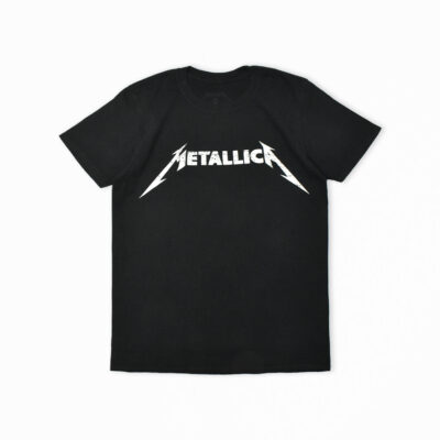 METALLICA メタリカ ロゴプリント バンドTシャツ ブラック M