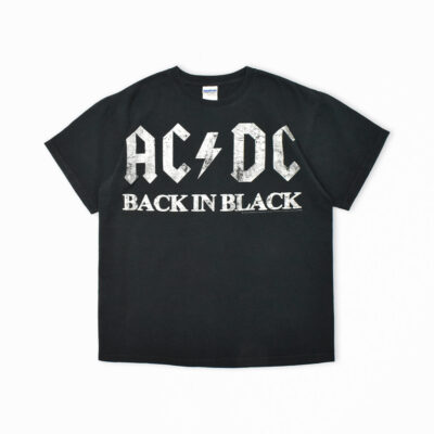 AC/DC BACK IN BLACK バックインブラック バンドTシャツ M