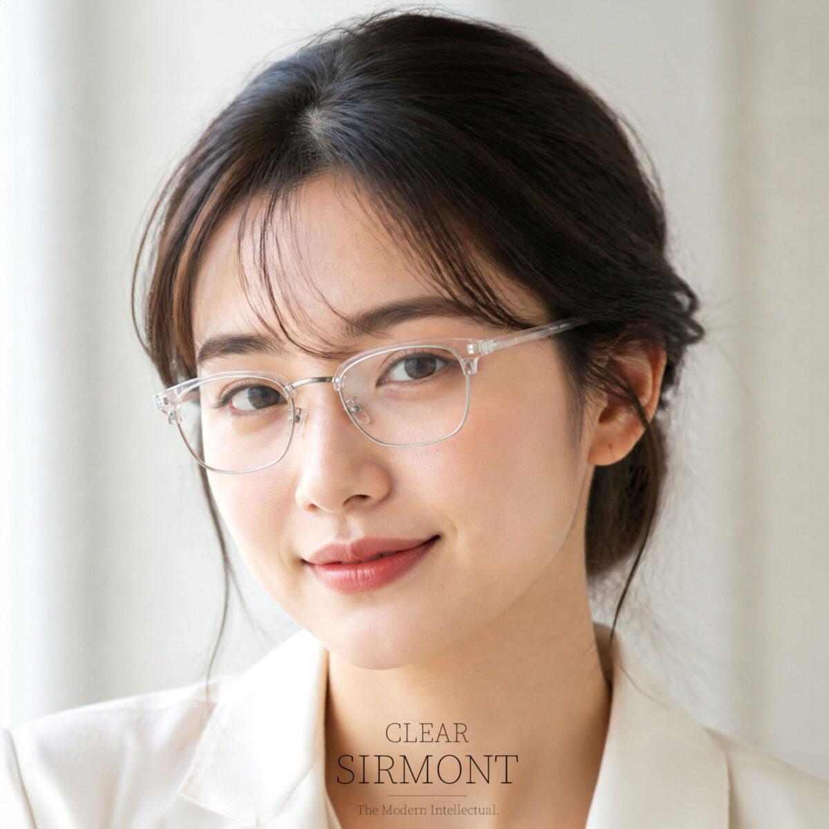 Clear Sirmont 8739 / 度付き 度入り メガネ