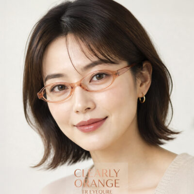TR Clearly Orange / 度付き 度入り メガネ