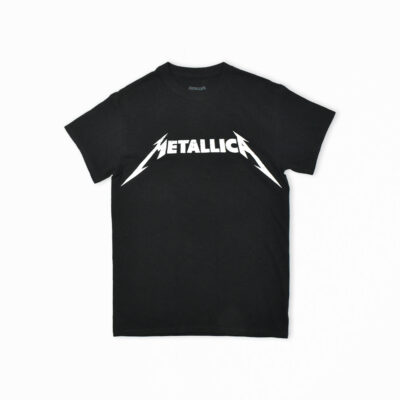 METALLICA メタリカ バンド ロゴ Tシャツ ブラック SM